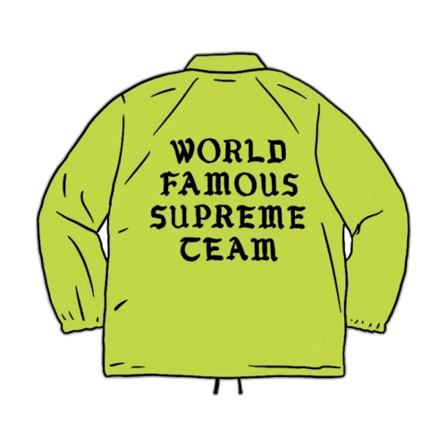Supreme World Famous Coaches Jacket Lime