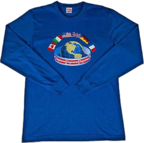 Supreme Worldwide Tee Royal