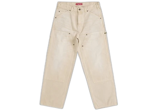 Supreme Worn Double Knee Painter Pant Natural