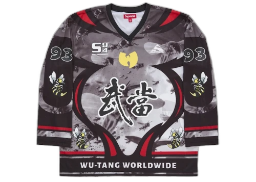 Supreme Wu-Tang Clan Hockey Jersey Black
