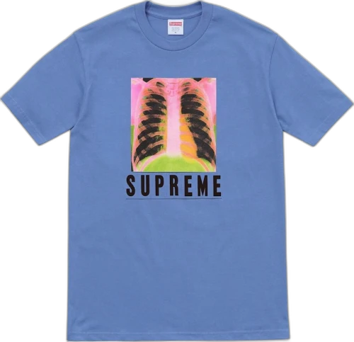 Supreme X Ray Tee Baby Blue