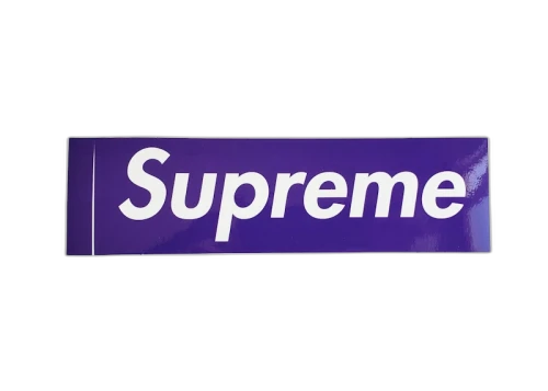 Supreme x Three 6 Mafia Purple Box Logo Sticker