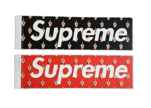 Supreme x Undercover Middle Finger Box Logo Sticker Set