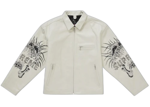 Supreme Y's by Yohji Yamamoto Leather Jacket White