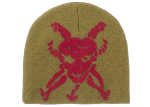 Supreme Y's by Yohji Yamamoto Skull Beanie Olive