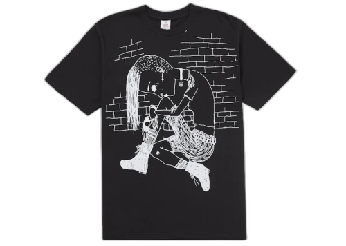 Supreme Y's by Yohji Yamamoto Thinker Tee Black