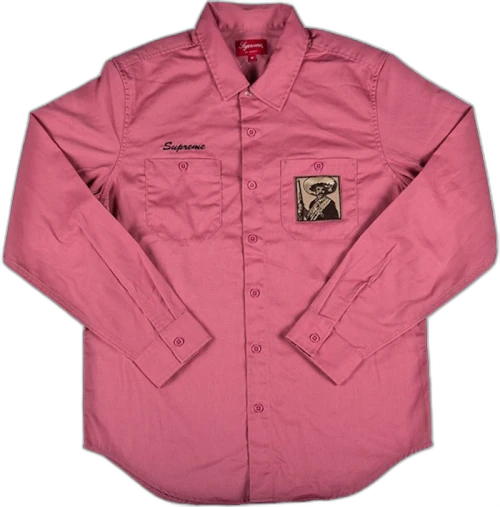 Supreme Zapata Work Shirt Rose