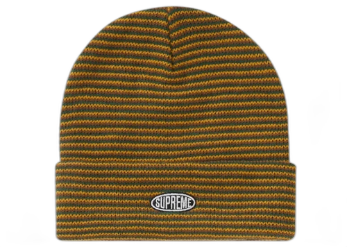 Supreme Zig Zag Stripe Beanie (FW19) Dark Green