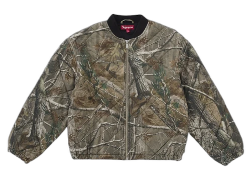 Supreme Zip-Off Sleeve Quilted Bomber Jacket Realtree AP Camo