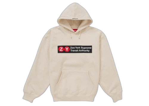 Supreme Zoo York Hooded Sweatshirt White