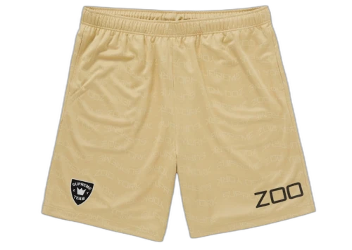 Supreme Zoo York Soccer Short Light Yellow