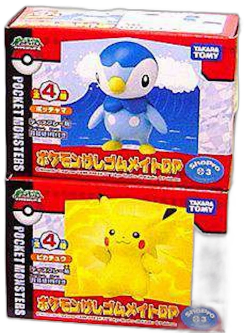 Takara / Tomy Pokemon Japanese Pikachu & Piplup PVC Figure (Set of 2)