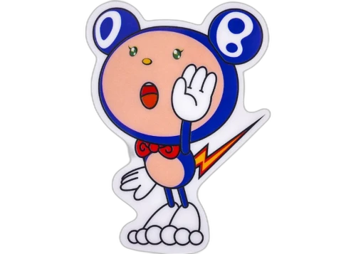Takashi Murakami Blue Dob Magnet Multicolor