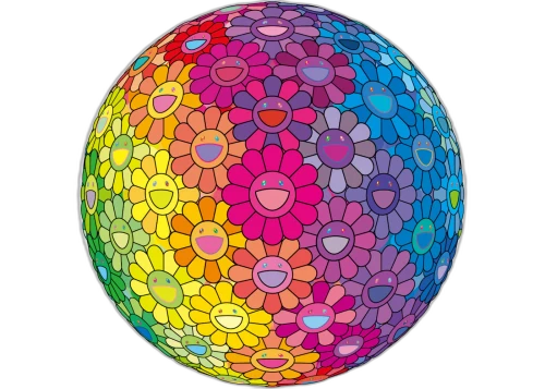 Takashi Murakami Flower Rainbow Ball Print (Signed, Edition of 300)