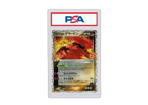 Team Magmas Groudon 2021 Pokémon 25th Anniversary Edition Promo Card Pack Promo (Japanese) S8a-P 011/025 (PSA or BGS Graded)
