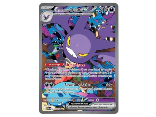 Team Rocket's Crobat ex 2025 Pokémon Scarlet & Violet Destined Rivals Special Illustration Rare 234/182 Ungraded