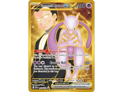 Team Rocket's Mewtwo ex 2025 Pokémon Scarlet & Violet Destined Rivals Special Illustration Rare 240/182 Ungraded