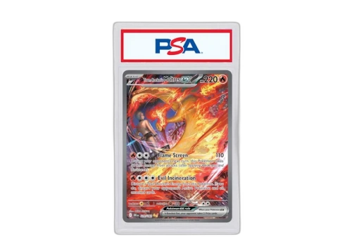 Team Rocket's Moltres ex 2025 Pokémon Scarlet & Violet Destined Rivals Special Illustration Rare 229/182 (PSA or BGS Graded)