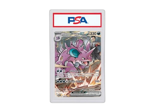 Team Rocket's Nidoking ex 2025 Pokémon Scarlet & Violet Destined Rivals Special Illustration Rare 233/182 (PSA or BGS Graded)