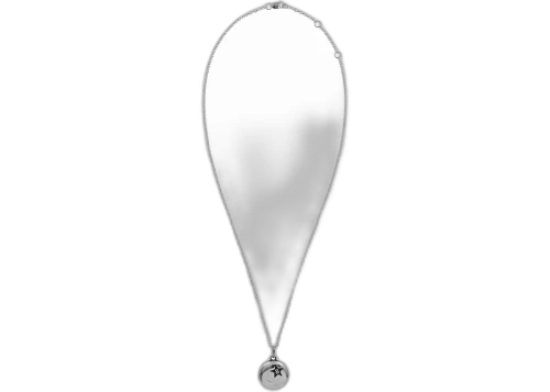 Twojeys 8 Ball Necklace Silver