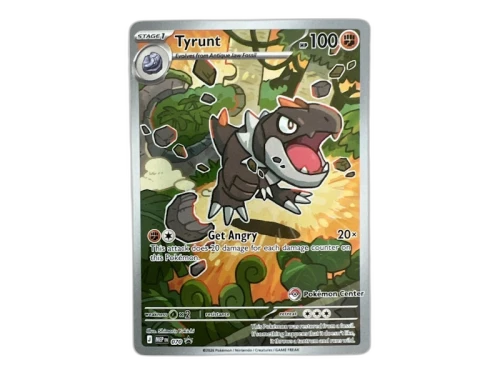 Tyrunt Pokemon Center Stamped Promo 2026 Pokémon Mega Evolution Perfect Order 70 Ungraded