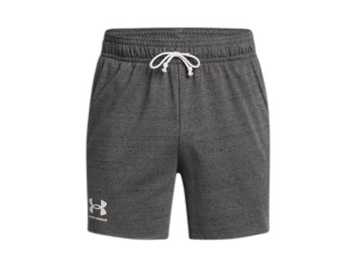 Under Armour Rival Terry Shorts Castlerock/Onyx White