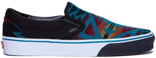 Vans Classic Slip-On All Nations Skate Jam Black