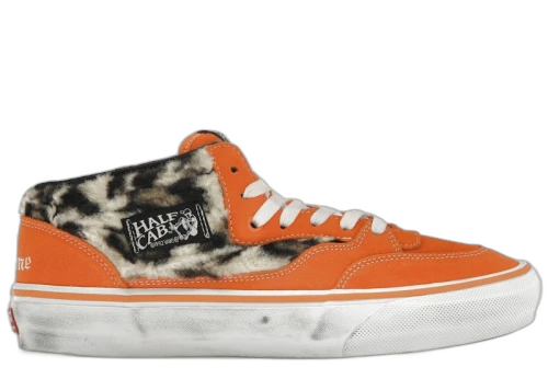 Vans Half Cab Supreme Leopard Orange