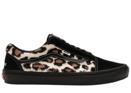 Vans Old Skool Supreme Leopard Black