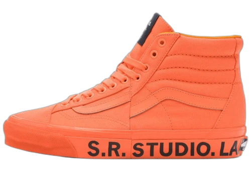 Vans OTW Sk8-Hi Clash the Wall SR. Studio LA. CA Orange