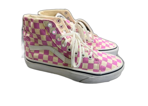 Vans Sk8-Hi Pink Checkerboard