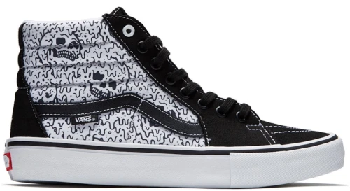 Vans Sk8-Hi Sketchy Tank Black White