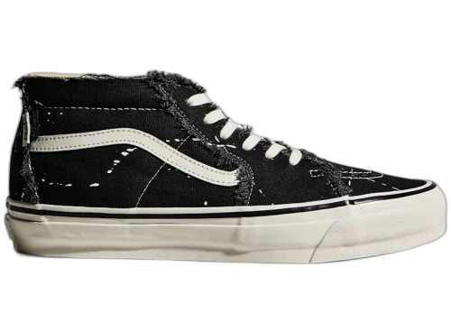 Vans Sk8-Mid LX INVINCIBLE Off the Rhyme Frayed Black