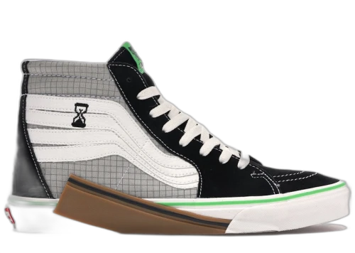 Vanscii Sk8-Hi Black White