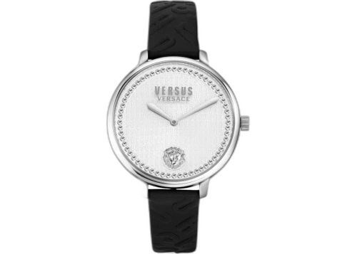 Versus Versace La Villette Crystal Leather Watch VSP1S3121