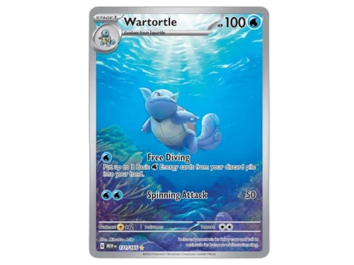 Wartortle 2023 Pokémon Scarlet & Violet 151 Special Illustration Rare 151/171 Ungraded