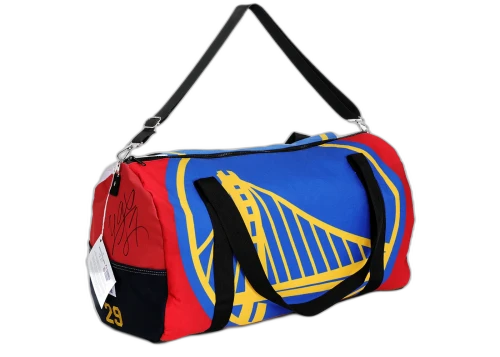 2026 NBA Summer League Yaxel Lendeborg Autographed Golden State Warriors Custom Duffle Bag