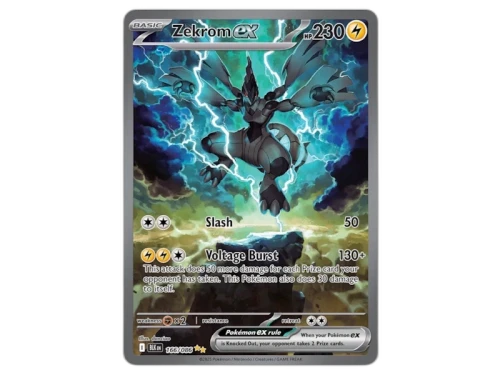 Zekrom ex 2025 Pokémon Scarlet & Violet Black Bolt Hyper Rare 166/086 Ungraded